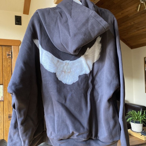 YEEZY GAP DOVE SHRUNKEN HOODIE ENGINEERED BY BALENCIAGA SIZE black XXL